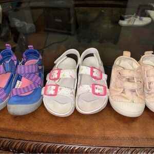 Girls 6c Summer Spring Water Shoes Swimming Oshkosh Cat & Jack Slip On